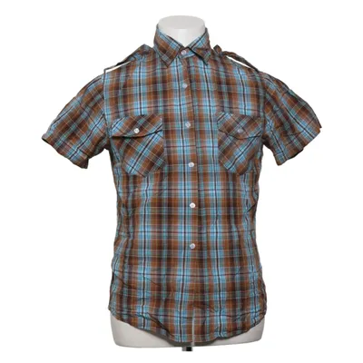 Korte mouwen shirt (Bruin, Turquoise, Groen) van Logo Katoen