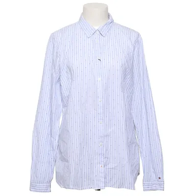 Shirt (Blauw, Wit) van Tommy Hilfiger Katoen