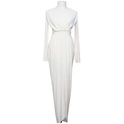 Dress (White) from Missi London Elastane, Polyester