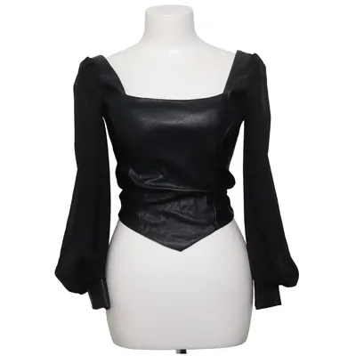 Top (Black) from Femme Luxe Polyester, Polyurethane