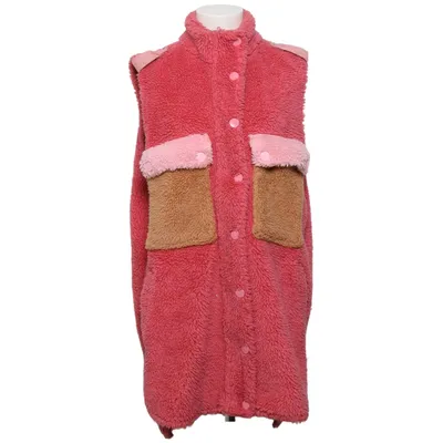 Outer vest (Pink, Brown, Multicolored) from Don't just go with the flow Polyester