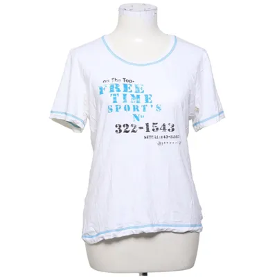 T-shirt (Hvid, Blå, Flerfarvet) fra Wearhouse Elastan, Viscose