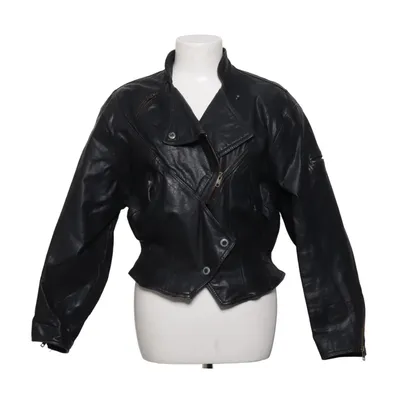 Bikerjacka (Svart) från Hollies Acetat, Skinn, Nylon