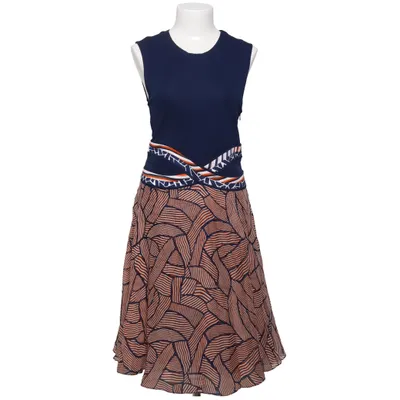 Jurk (Blauw, Meerkleurig) van Diane von Furstenberg Elastaan, Polyester, Zijde, Viscose