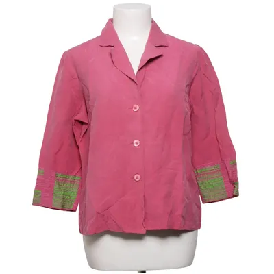 Blouse (Roze, Groen) van Bensimon Linnen, Zijde
