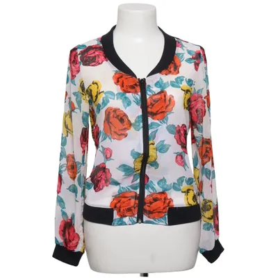 Bomber jacket (White, Multicolored) from Fröken Söt