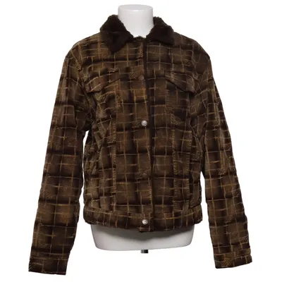 Shearlingjacka (Brun) från Sushan Bomull, Polyester