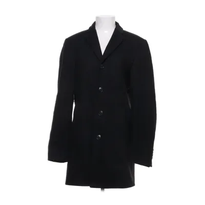 Coat (Black) from Theo Polyamide, Polyester, Wool