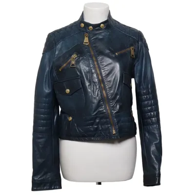 Leather jacket (Blue) from Rossodisera