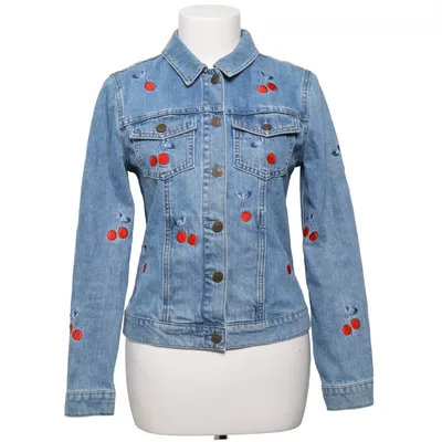 Jeansjacka (Blå, Röd) från Cath Kidston Bomull
