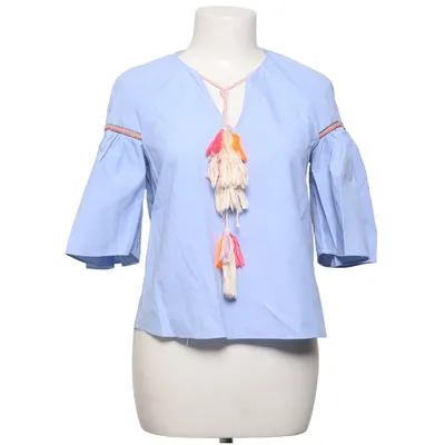 Blouse (Bleu) de Zara Trafaluc Collection Coton, Polyester