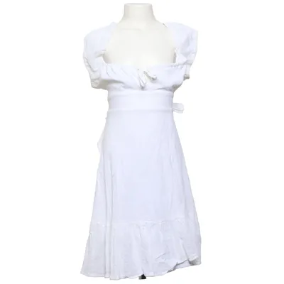 Kjole (Hvid) fra Jane Norman Bomuld, Polyester
