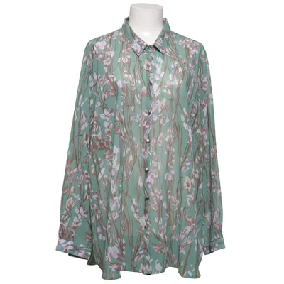 Blus (Grön, Flerfärgad) från Zizzi Polyester