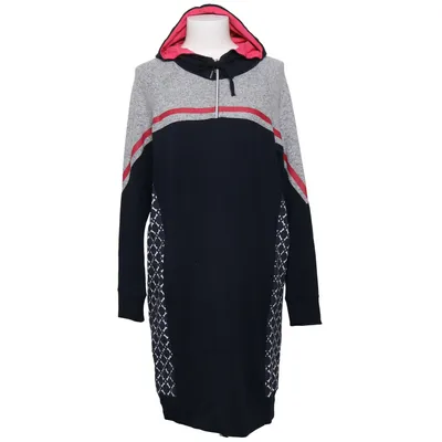 Hood dress (Blue, Gray, Multicolored) Cotton, Elastane, Modal, Polyester
