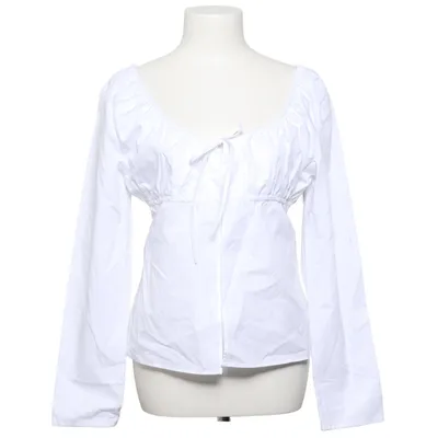 Blouse (White) from Zara Cotton