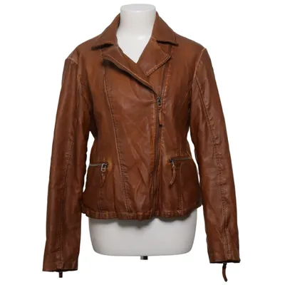 Bikerjack (Bruin) van Rino & Pelle Polyurethaan, Viscose