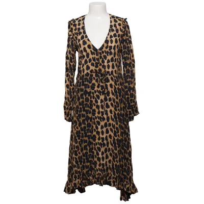 Jurk (Bruin, Zwart, Beige) van ALIX Viscose