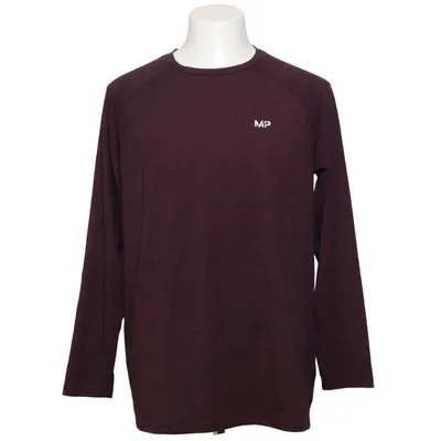 Langærmet t-shirt (Lilla) fra M.P. Elastan, Polyester, Viscose