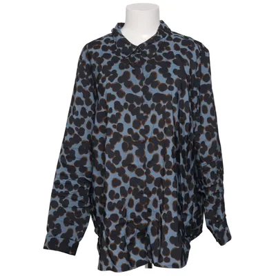 Blouse (Blue, Brown) from XLNT by KappAhl Polyester, Viscose