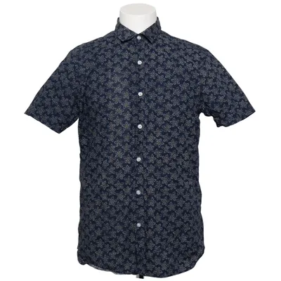 Chemise à manches courtes (Bleu) de Trenery Coton
