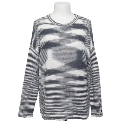 Pull-over (Gris, Blanc) de Monrow Acrylique, Coton