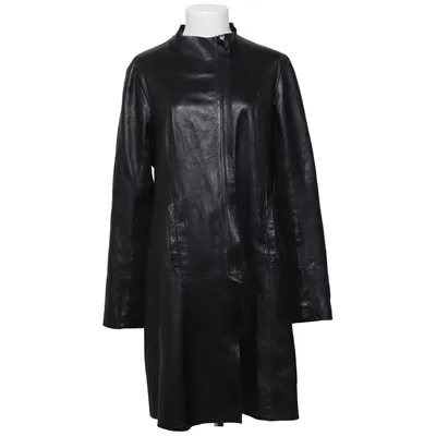 Läderkappa (Svart) från Cigno Nero Skinn