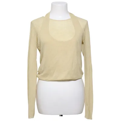 Top (Beige) fra Zara Linned, Polyester, Viscose