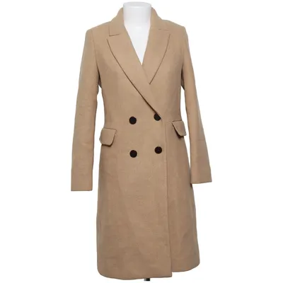 Mantel (Beige) von Mango Acryl, Polyamid, Polyester, Viskose, Wolle