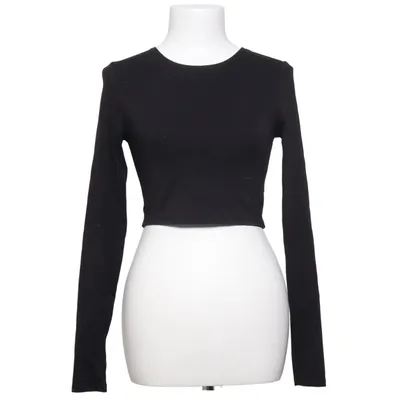 Long sleeve T-shirt (Black) from Josefine HJ x NA-KD Elastane, Polyamide