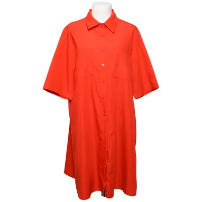 Shirt dress (Red) from Stylewe