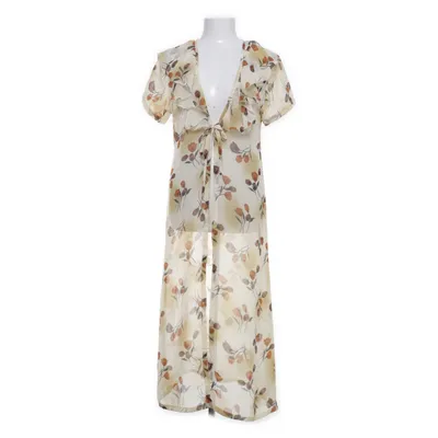 Omlottklänning (Beige, Brun, Flerfärgad) från Free Style Polyester