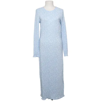 Maxikjole (Blå, Hvid) fra Pieces Genanvendt polyester