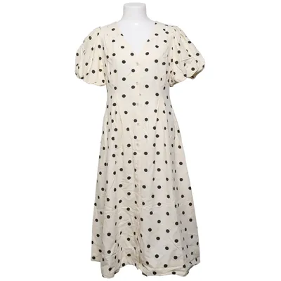 Blousejurk (Beige, Zwart) van Next Petite Katoen, Linnen, Viscose