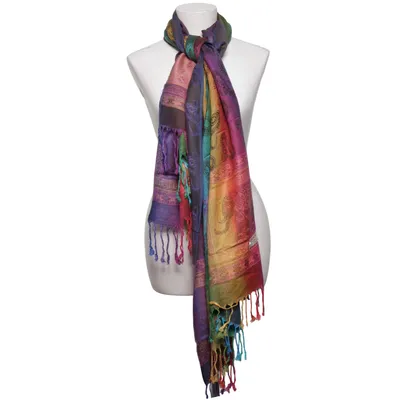 Halsduk (Flerfärgad) från Pashmina