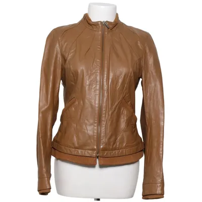 Läderjacka (Brun) från Sienna de Luca Skinn, Polyester