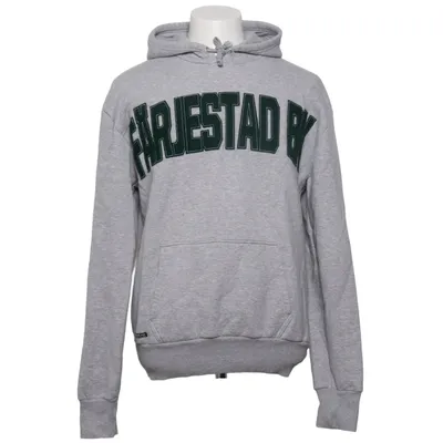 Sweat à capuche (Gris, Vert) de Färjestad BK Coton, Polyester