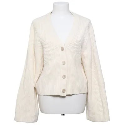 Cardigan (White) from H&M Trend Cotton, Polyamide, Wool