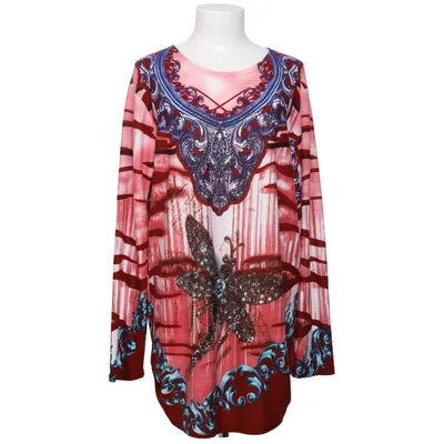 Tunic (Red, Multicolored) from Zoteno Viscose