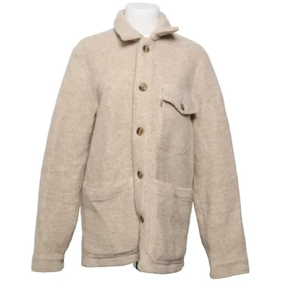 Skjortejakke (Beige) fra A Day's March Uld, Polyester