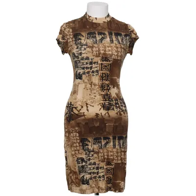 Kjole (Brun, Beige) fra Even Elastan, Viscose