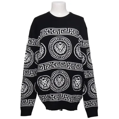 Sweater (Black, White) from Icono Polyamide, Polyester, Viscose