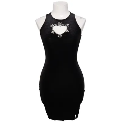 Cocktailjurk (Zwart) van Divided by H&M Elastaan, Polyester