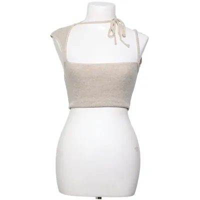 Crop top (Beige) fra Are You Am I Akryl, Polyamid, Polyurethan, Uld