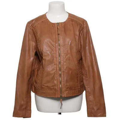 Veste en cuir (Marron) de Saki Polyester