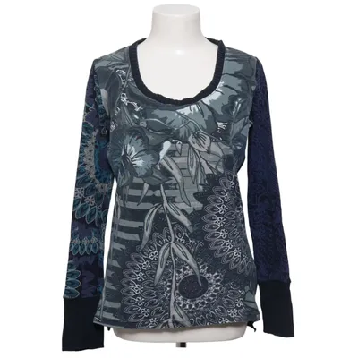 Långärmad t-shirt (Grå, Blå, Flerfärgad) från Desigual Bomull
