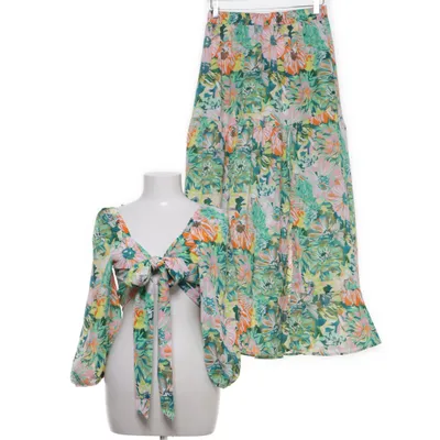 Ensemble (Vert, Multicolore) de Moocci Polyester