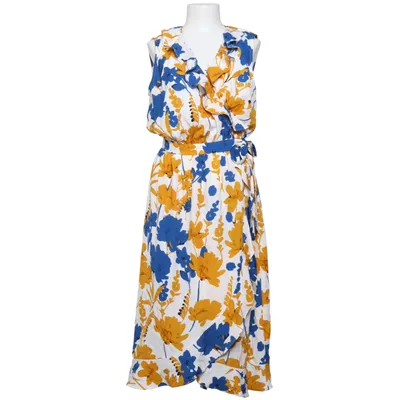 Omlottklänning (Blå, Vit, Gul) från Bodyflirt Polyester