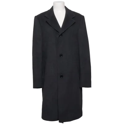 Coat (Gray) from Sarar Polyester, Viscose, Wool