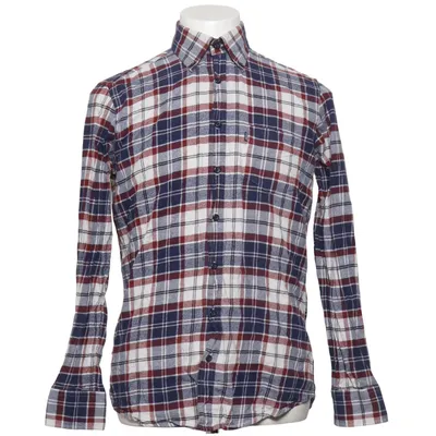 Chemise en flanelle (Bleu, Rouge, Blanc, Noir) de American English by Park Lane Coton