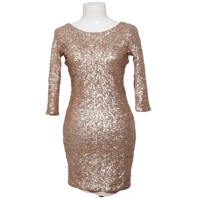 Cocktail dress (Gold) from Bershka Dressy Collection Polyester